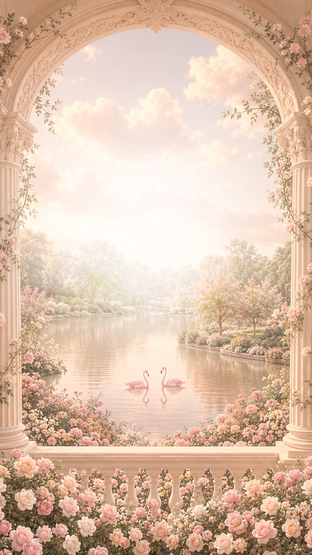 Flamingo Rose Garden